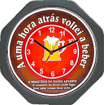 Relógio de Parede Anti-Horário p/Bares 24 cm